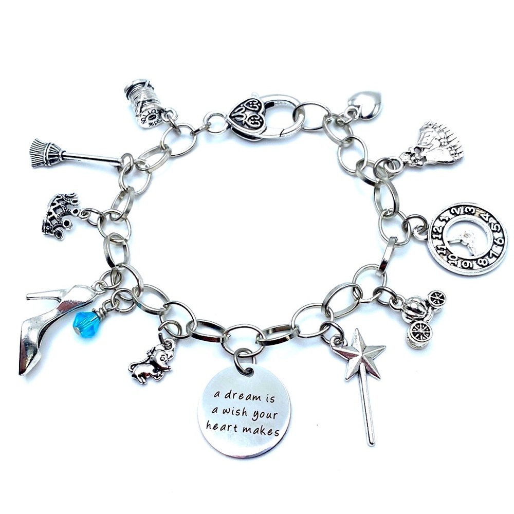 Cinderella Charm Bracelet Fairytale Princess